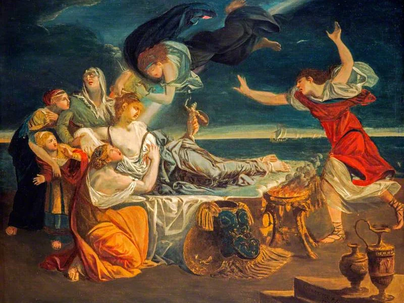 1736-Alexander Runciman - Morte di Didone